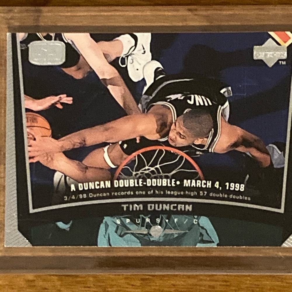 Tim Duncan Basketball Trading Card